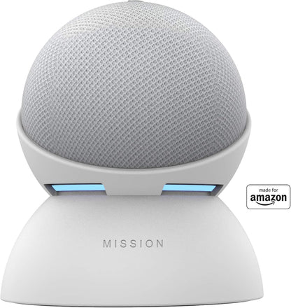 Made for Amazon Battery Base, in White for Echo Dot (4Th Generation) Not Compatible with Previous Generations of Echo or Echo Dot (1St Gen, 2Nd Gen, or 3Rd Gen).